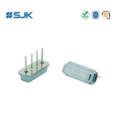 دپ 4 پین SAW Resonator F-11 با 395MHz ±75KHz