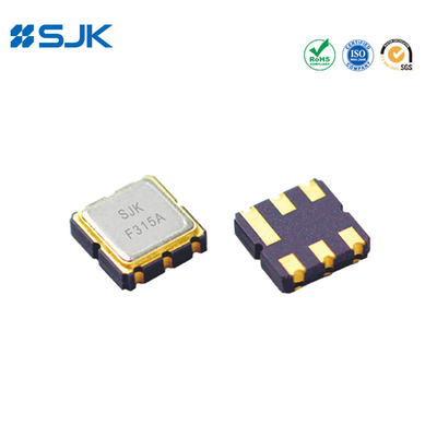 SMD 3.0*3.0mm فیلتر میله DCC6C 966.34MHz با پهنای باند 30MHz برای ارتباطات بی سیم